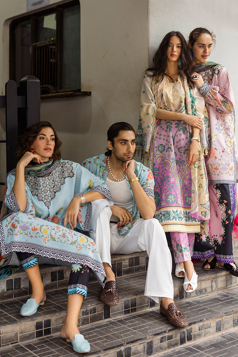 Valeria | La Dolce Hemline Prints'25 | Women | | Pakistani Women's Fashion