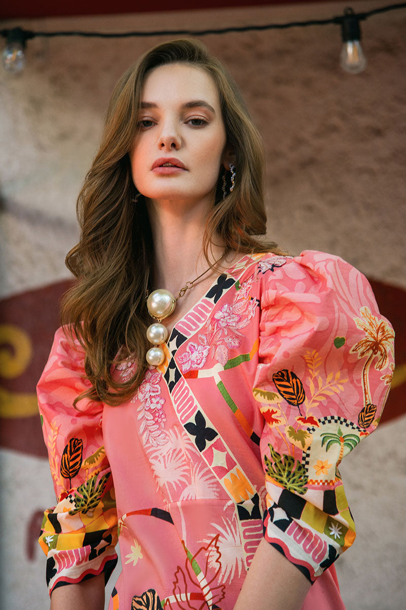 Spring Avenue | La Dolce Hemline Prints'25 Vol 2 | Women | | Pakistani Women's Fashion