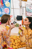 Water Lily | La Dolce Hemline Prints'25 Vol 2 | Women | | Pakistani Women's Fashion