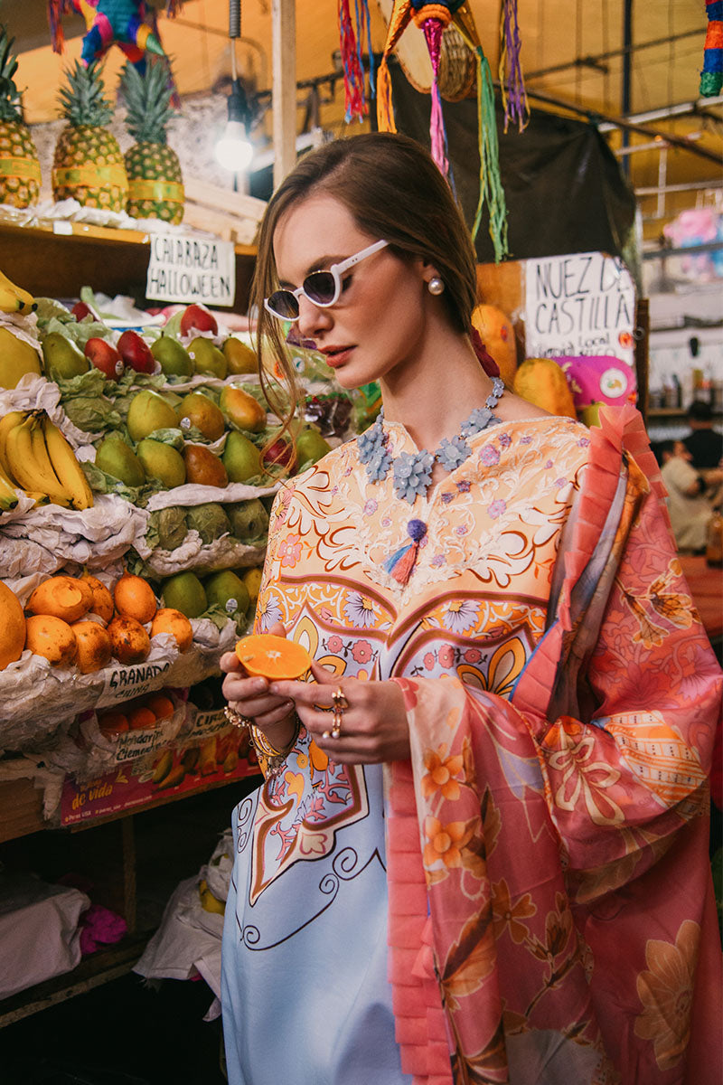Water Lily | La Dolce Hemline Prints'25 Vol 2 | Women | | Pakistani Women's Fashion