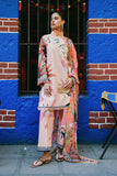 Peach Poppies | La Dolce Hemline Prints'25 Vol 2 | Women | | Pakistani Women's Fashion