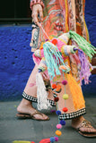 Peach Poppies | La Dolce Hemline Prints'25 Vol 2 | Women | | Pakistani Women's Fashion