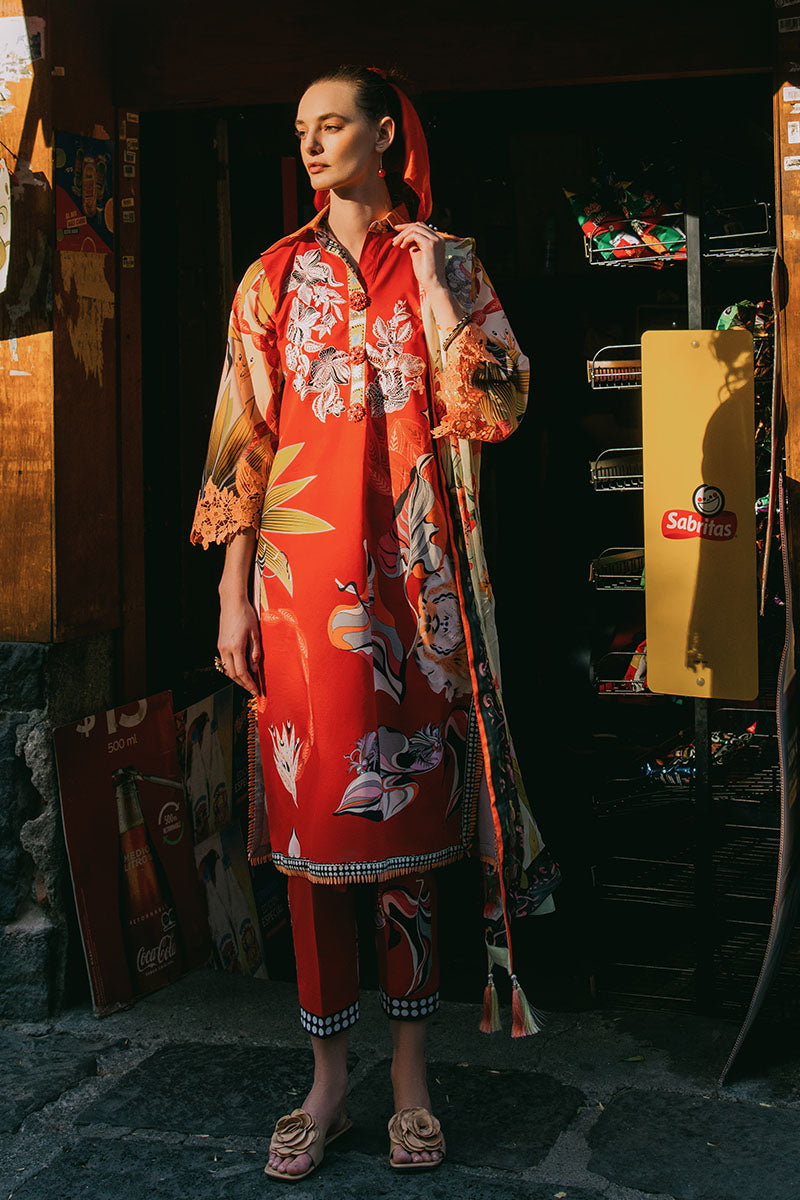 Ride Vineyard | La Dolce Hemline Prints'25 Vol 2 | Women | | Pakistani Women's Fashion