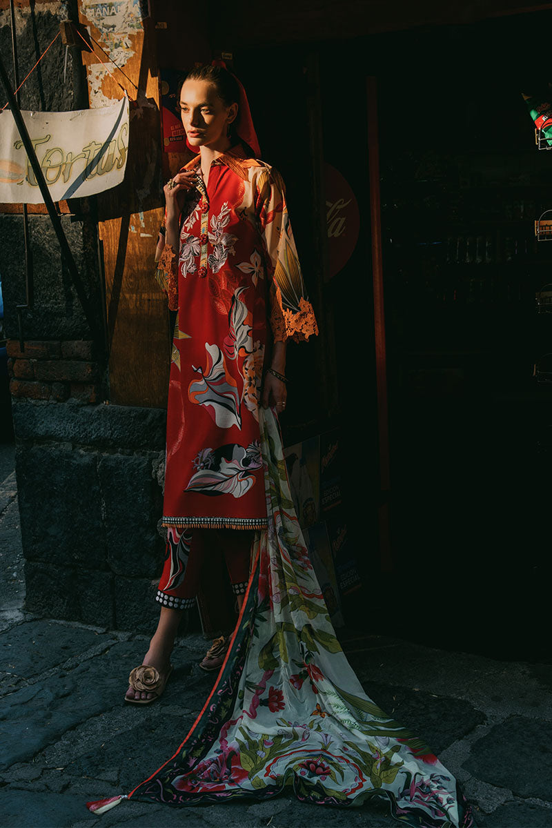 Ride Vineyard | La Dolce Hemline Prints'25 Vol 2 | Women | | Pakistani Women's Fashion