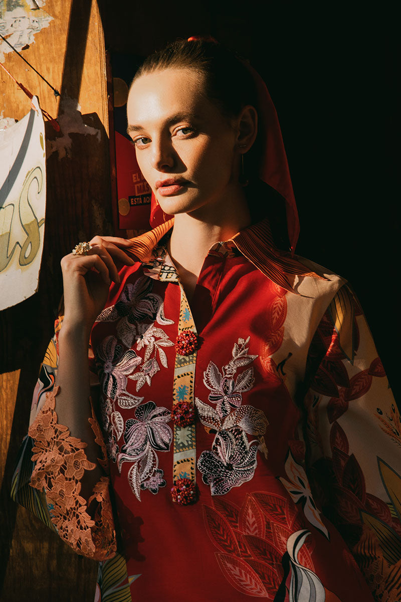 Ride Vineyard | La Dolce Hemline Prints'25 Vol 2 | Women | | Pakistani Women's Fashion