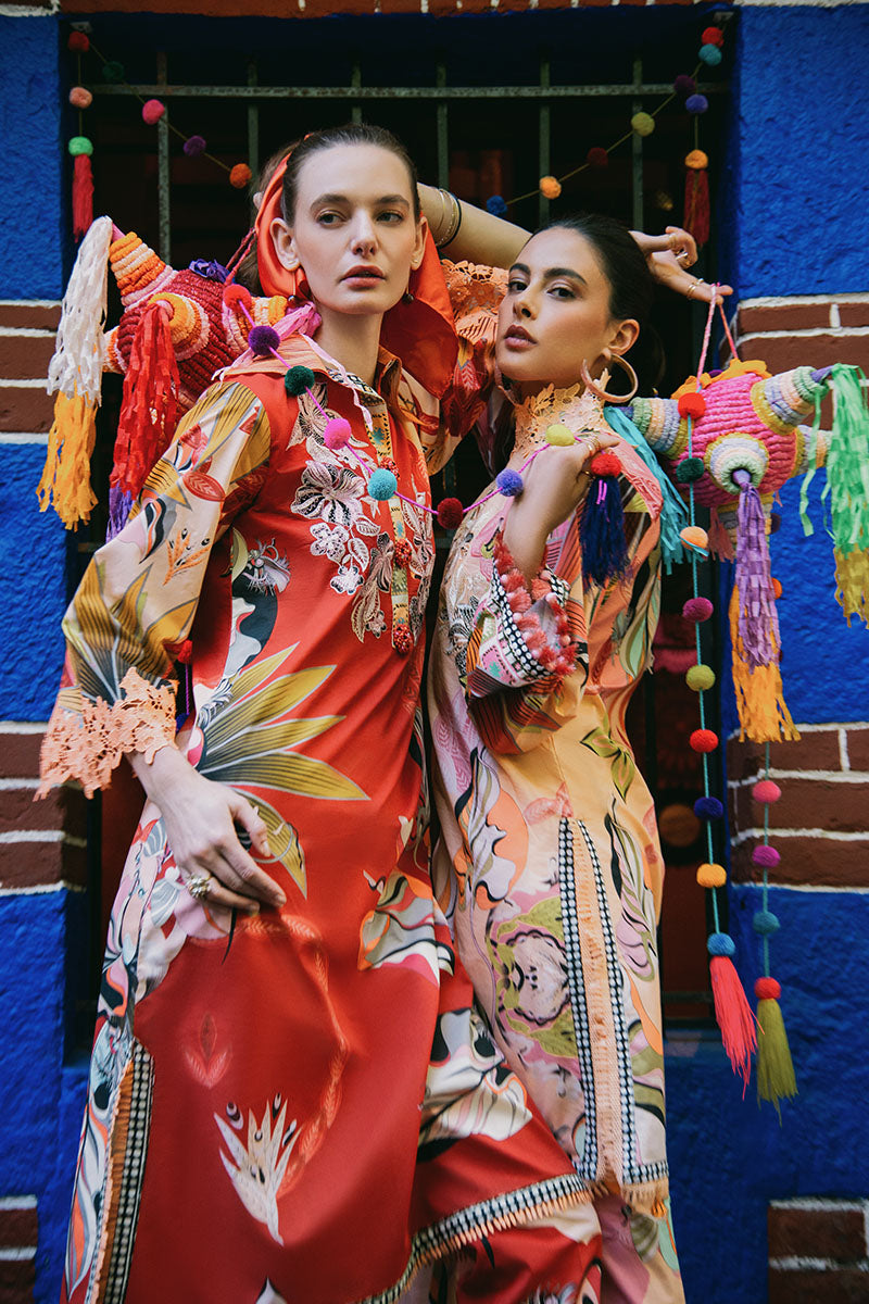 Ride Vineyard | La Dolce Hemline Prints'25 Vol 2 | Women | | Pakistani Women's Fashion