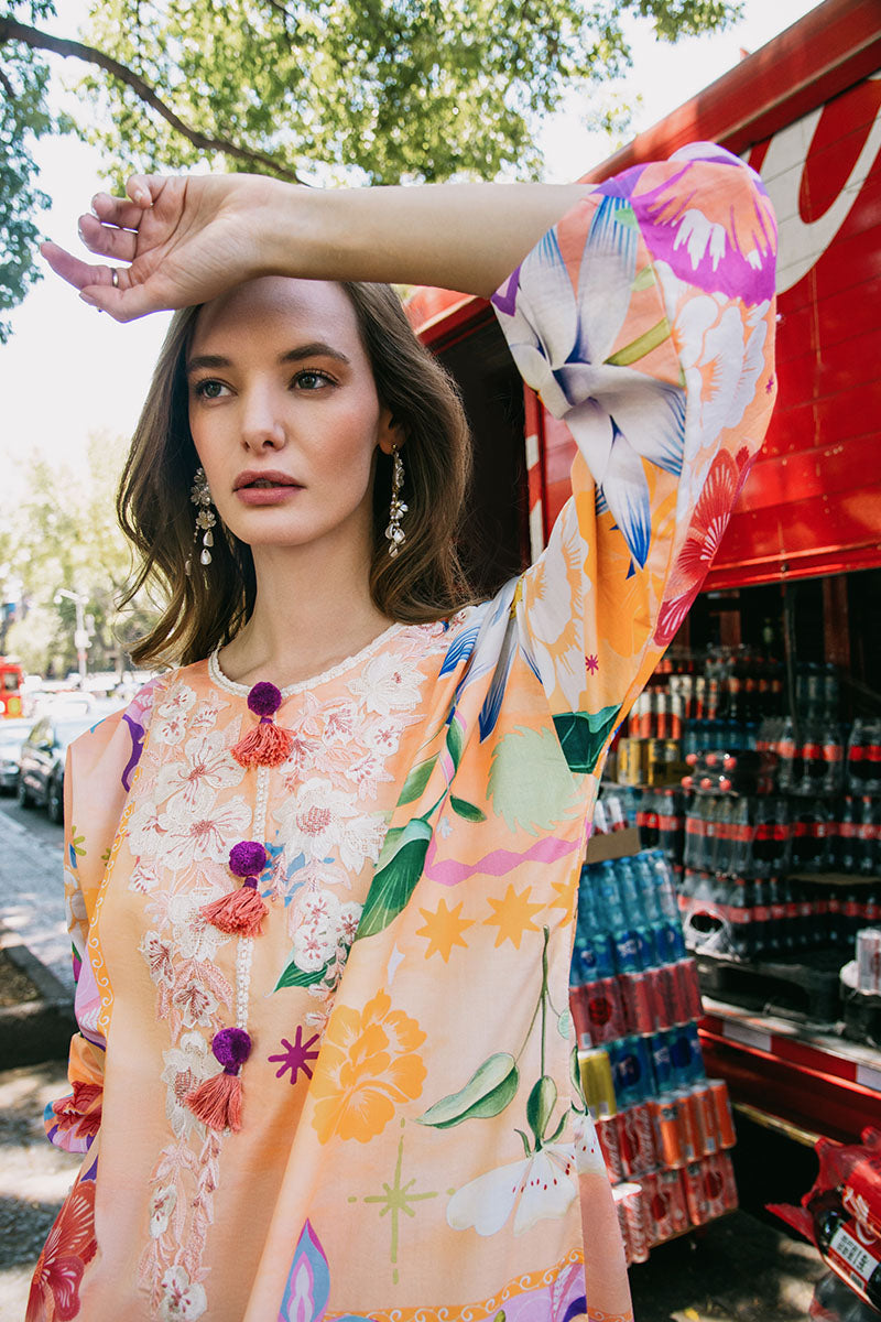 Angels Song | La Dolce Hemline Prints'25 Vol 2 | Women | | Pakistani Women's Fashion
