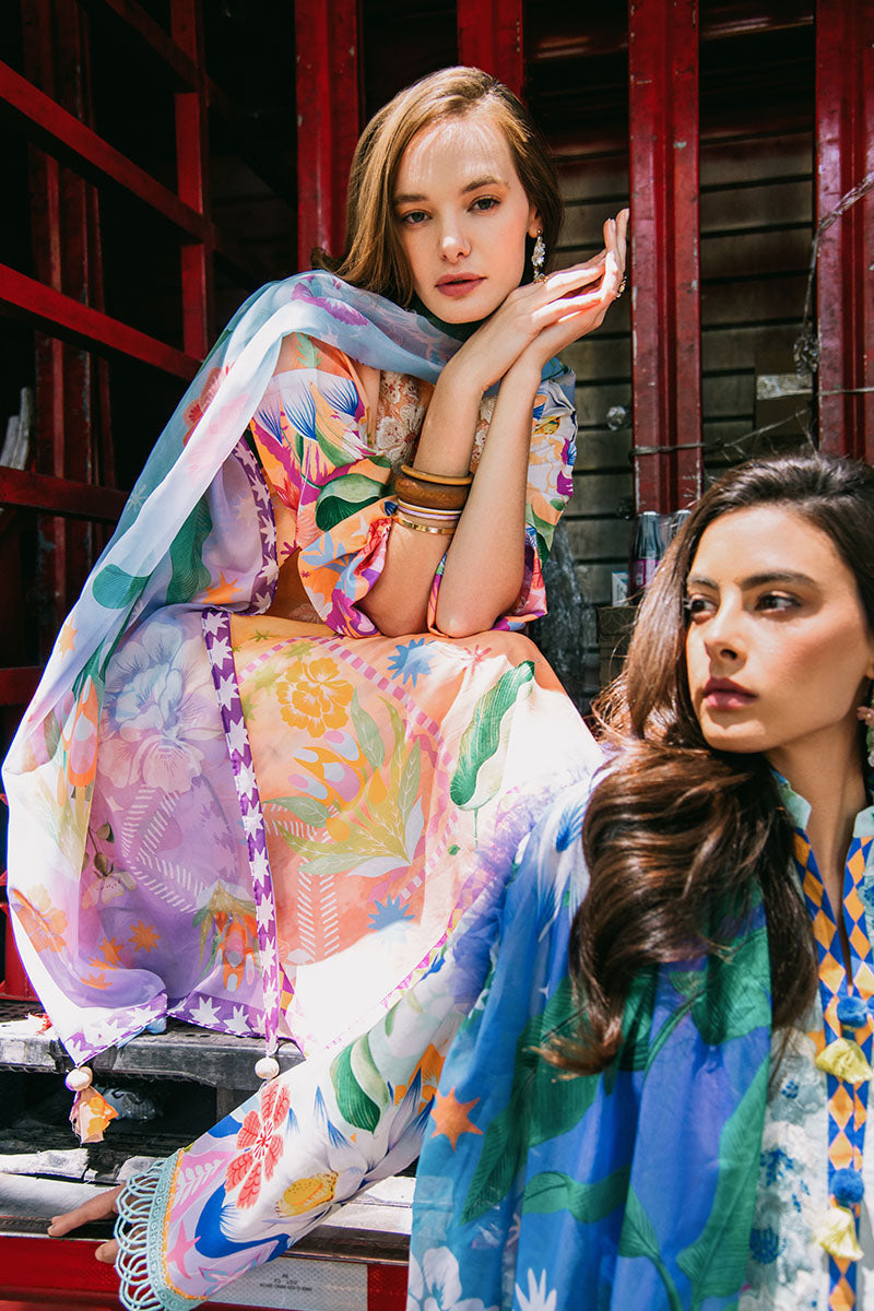 Angels Song | La Dolce Hemline Prints'25 Vol 2 | Women | | Pakistani Women's Fashion