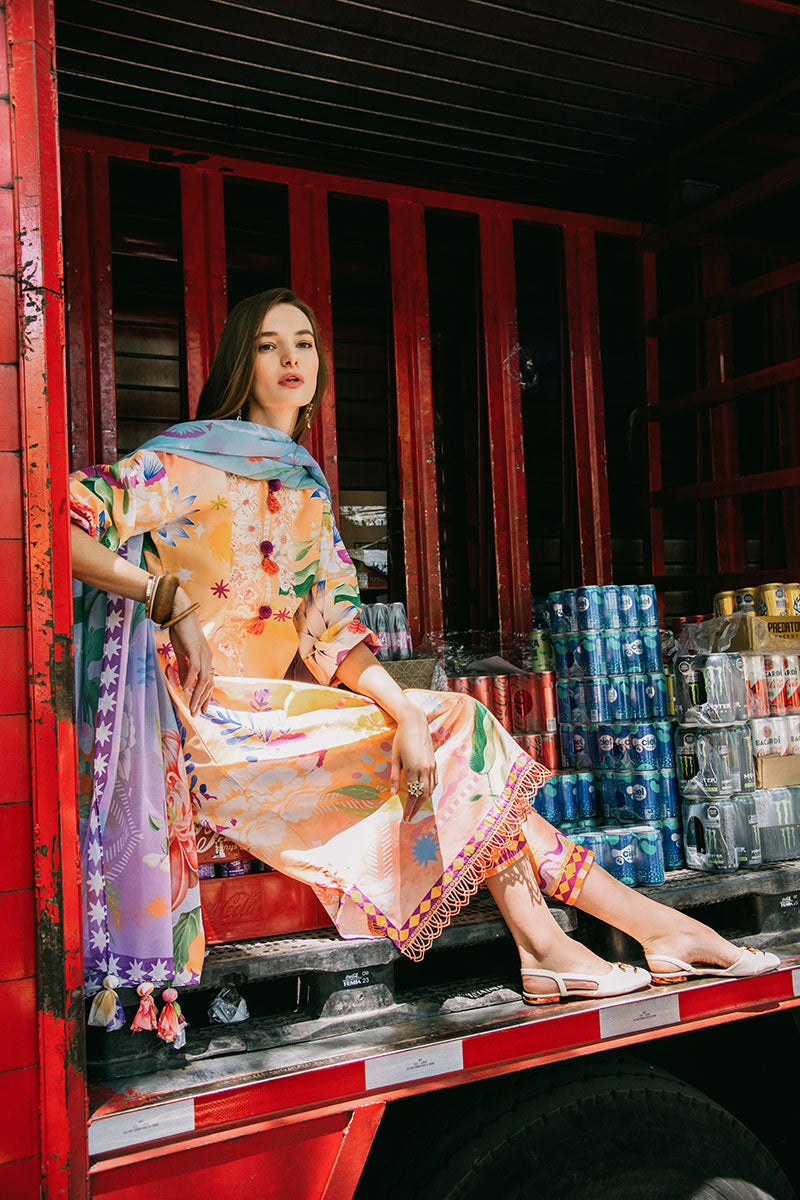 Angels Song | La Dolce Hemline Prints'25 Vol 2 | Women | | Pakistani Women's Fashion