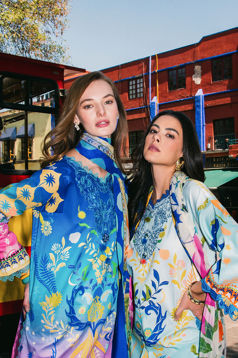 Floral Paradise | La Dolce Hemline Prints'25 Vol 2 | Women | | Pakistani Women's Fashion