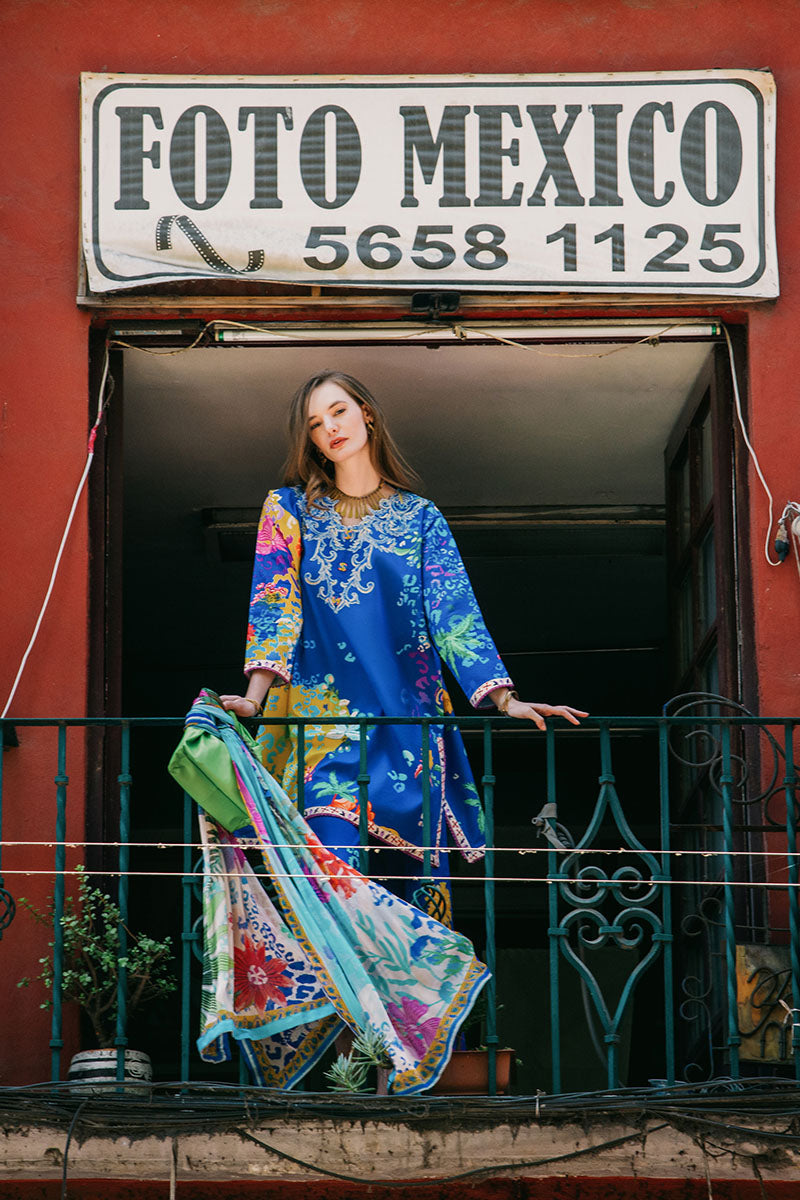 Flower of Life | La Dolce Hemline Prints'25 Vol 2 | Women | | Pakistani Women's Fashion