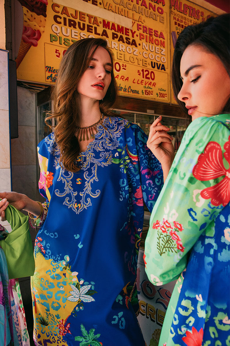 Flower of Life | La Dolce Hemline Prints'25 Vol 2 | Women | | Pakistani Women's Fashion