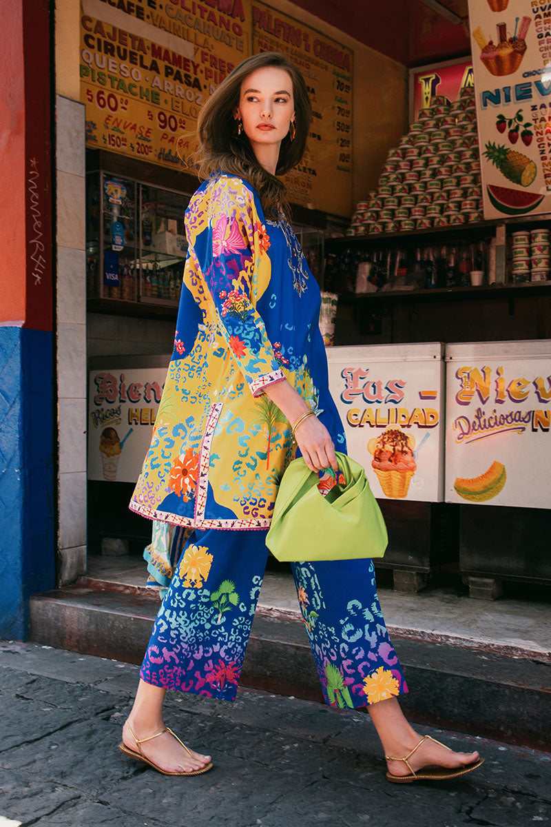 Flower of Life | La Dolce Hemline Prints'25 Vol 2 | Women | | Pakistani Women's Fashion