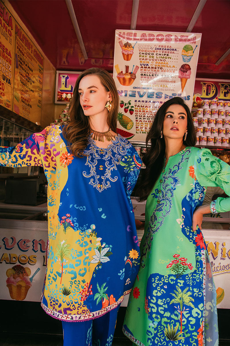Living Heart | La Dolce Hemline Prints'25 Vol 2 | Women | | Pakistani Women's Fashion