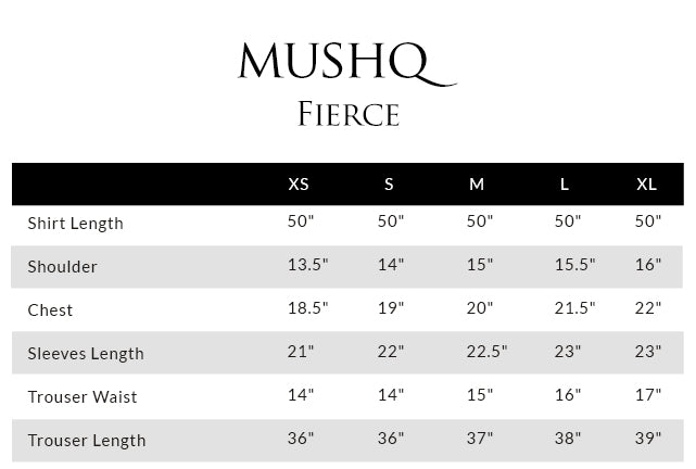 Size guide - shirt