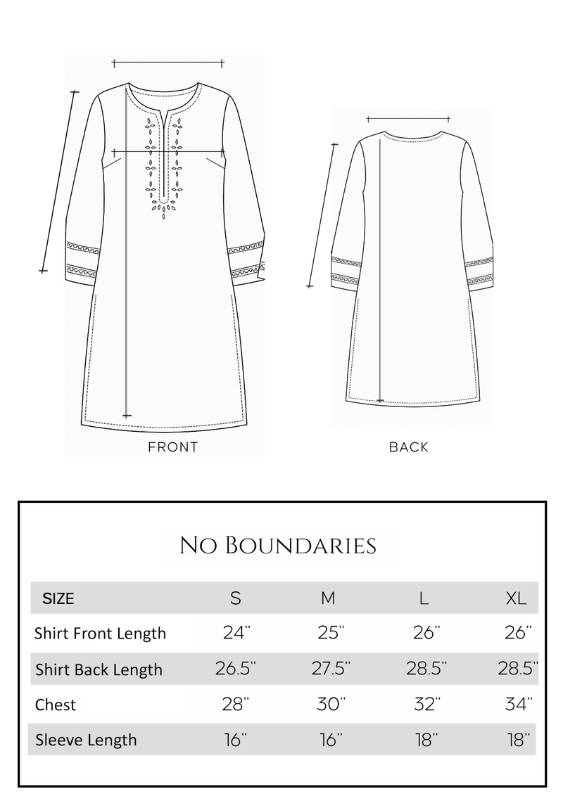 Size guide - shirt