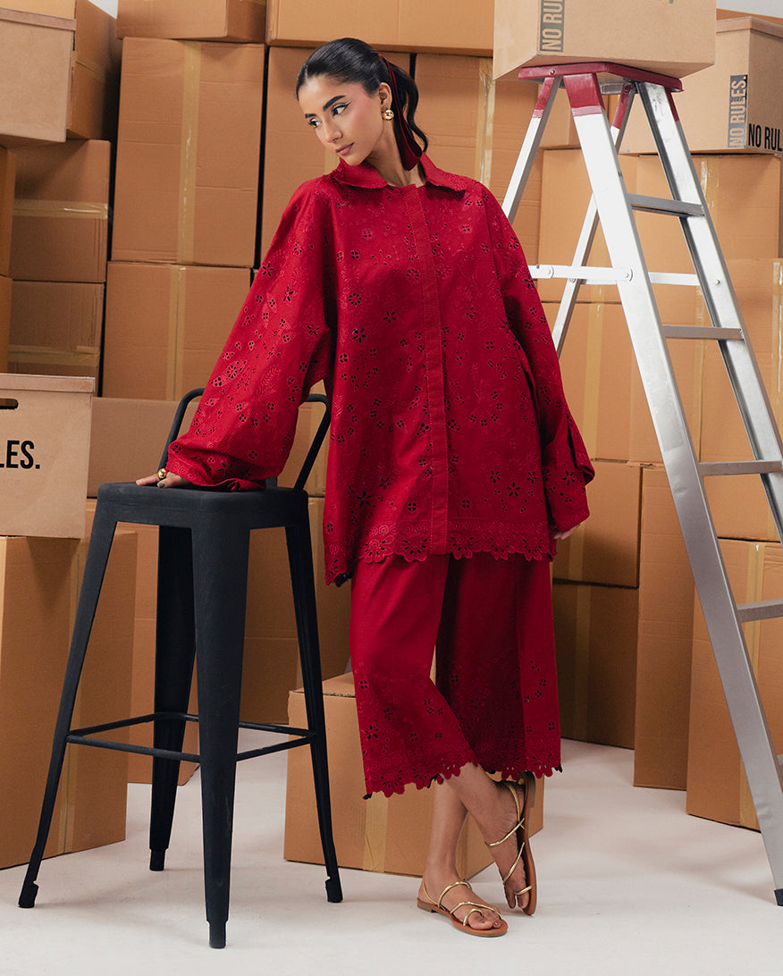 Revolt in Red | Basic Pret | No-Rules | | Pakistani Women's Fashion
