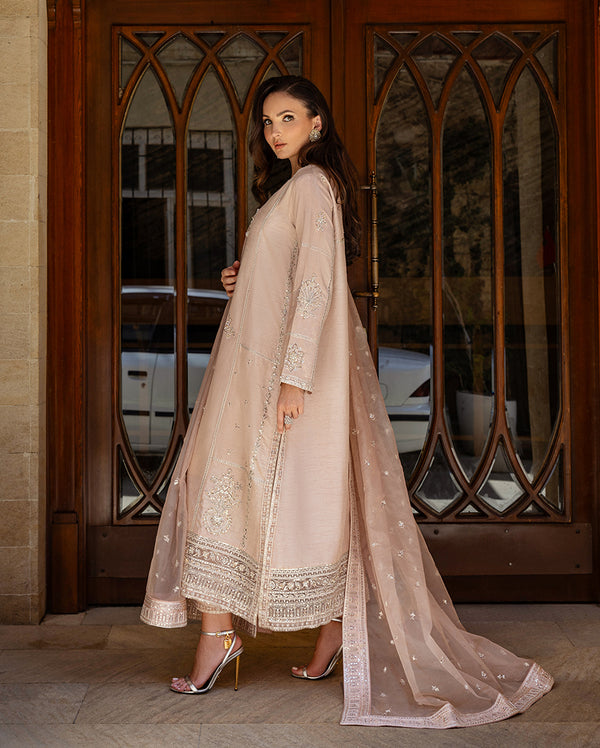 Mushq Ready to Wear  Raw Silk 3 Piece Dress MQ22VR MOIRA SP22-08