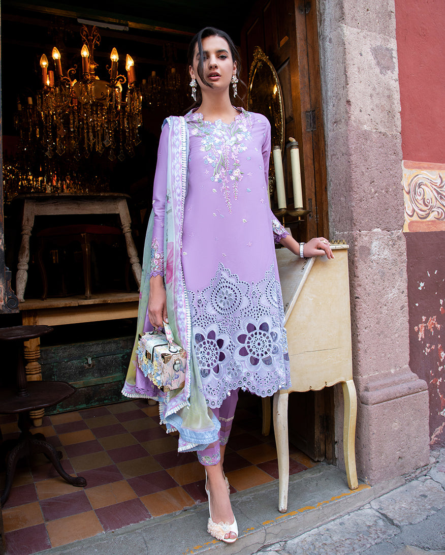 mushq purple dress Sharara for Women by Mushq