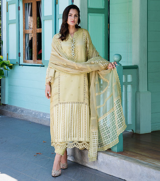 sachin and babi light blue dress Embroidered Chiffon Collection 2026