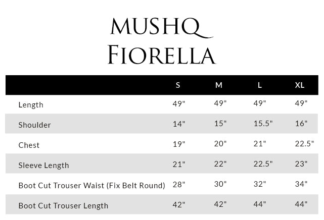 Size guide - shirt