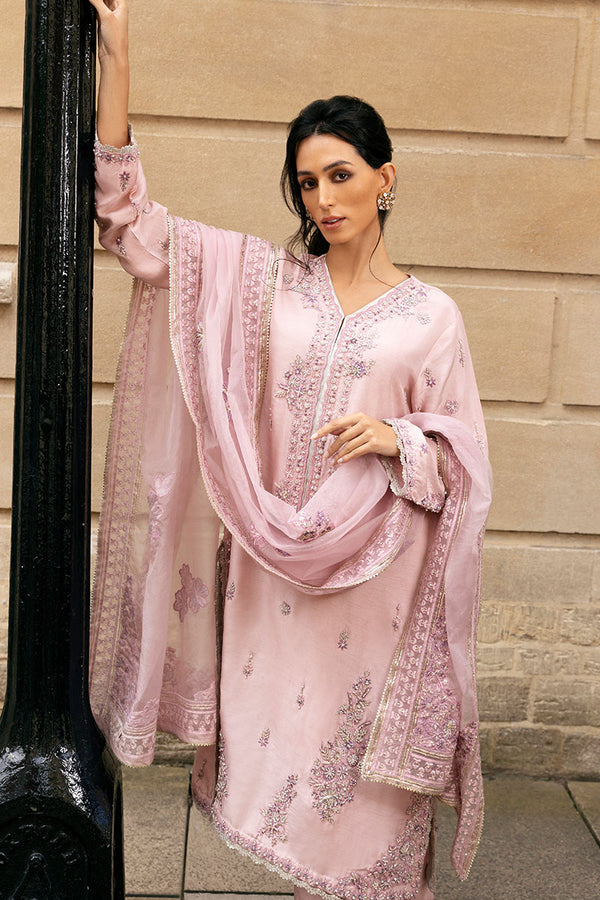 Mushq Ready to Wear  Raw Silk 3 Piece Dress MQ22VR REVERIE SP22-04