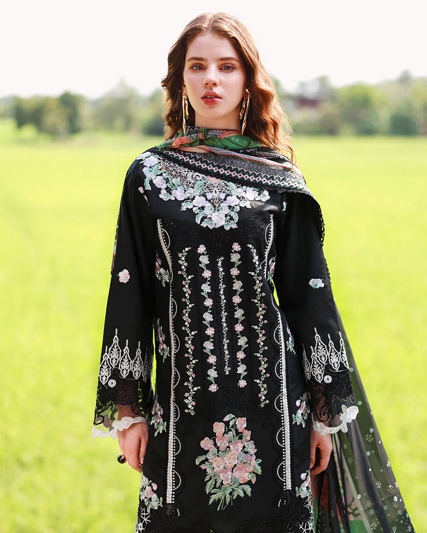 Nightshade Bloom | Unstitched | Secret Garden V2 |  | Pakistani Women's Fashion