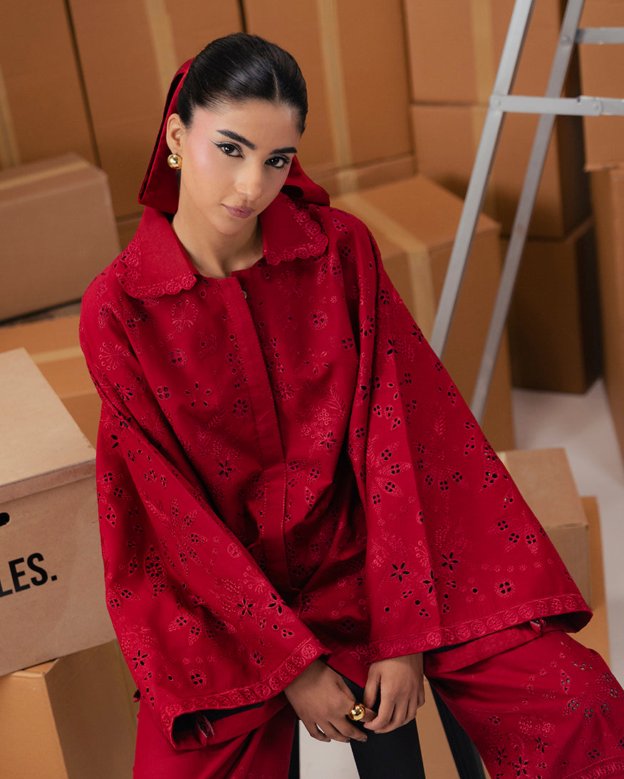 Revolt in Red | Basic Pret | No-Rules |  | Pakistani Women's Fashion