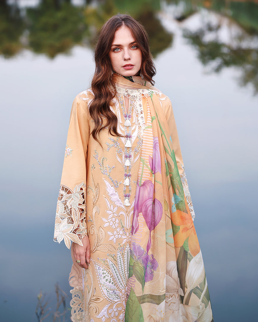 Wisteria Veil | Unstitched | Secret Garden V2 |  | Pakistani Women's Fashion