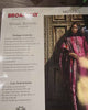 Mushq Broadway Winter Vol. I showing the Mosaic Reverie winter unstitched magenta jacquard fabric pieces: floral and bird embroidered borders, rose embroidery, a tassel strip and floral shawl fabric